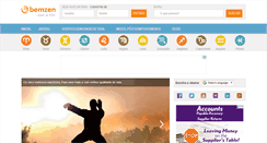 Desktop Screenshot of bemzen.com.br